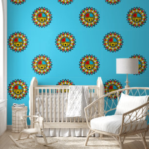 Native American KACHINA - TAWA Sun Mask 2 Wallpaper