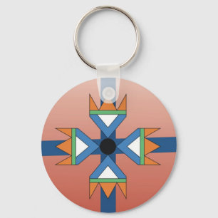 Native american keychain, key ring