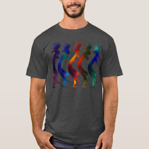 Native American Kokopelli Abstract Art T-Shirt