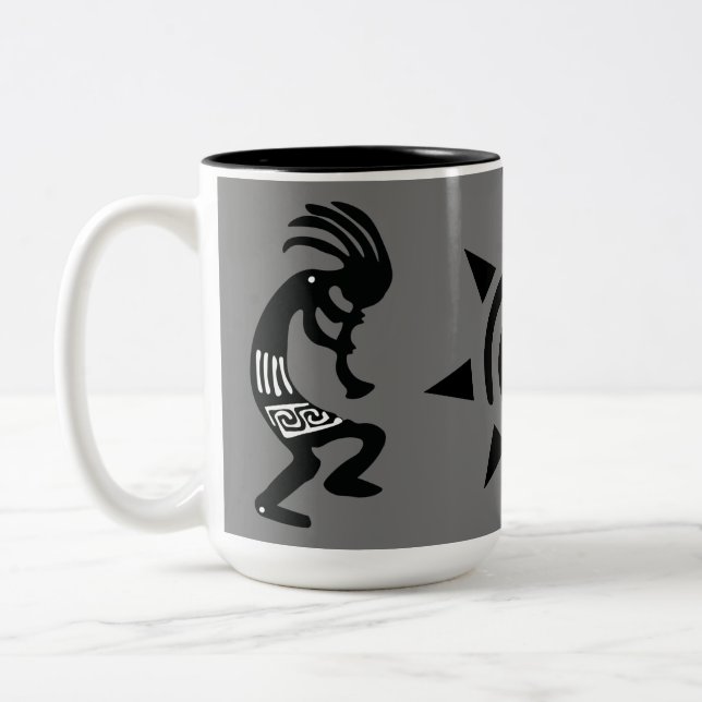 Native American Kokopelli Southwest Coffee Mug (Left)
