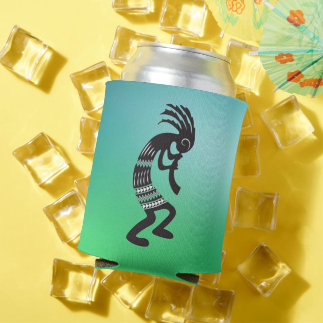 Native American Kokopelli Symbol Can Cooler (In Situ Summer)