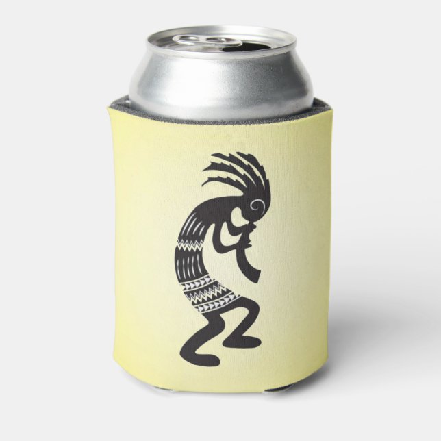 Native American Kokopelli Symbol Can Cooler (Can Back)