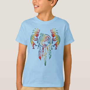 Native American Kokopelli Whale Dreamcatcher 1 T-Shirt
