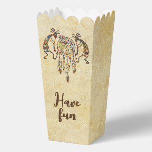 Native American Kokopelli Whale Dreamcatcher 2 Favour Box