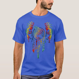 Native American Kokopelli Whale Dreamcatcher T-Shirt