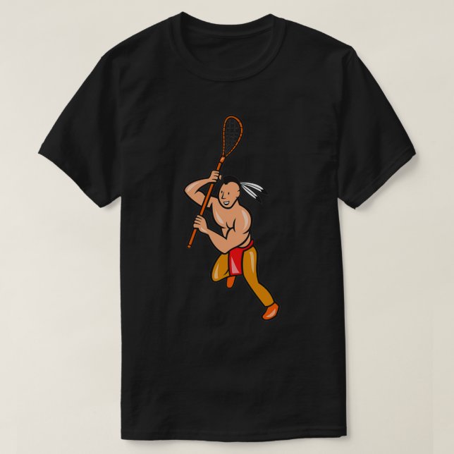 Native American Lacrosse Essential TShirt Classic  (Design Front)