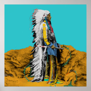 Native American Lakota Sioux Poster