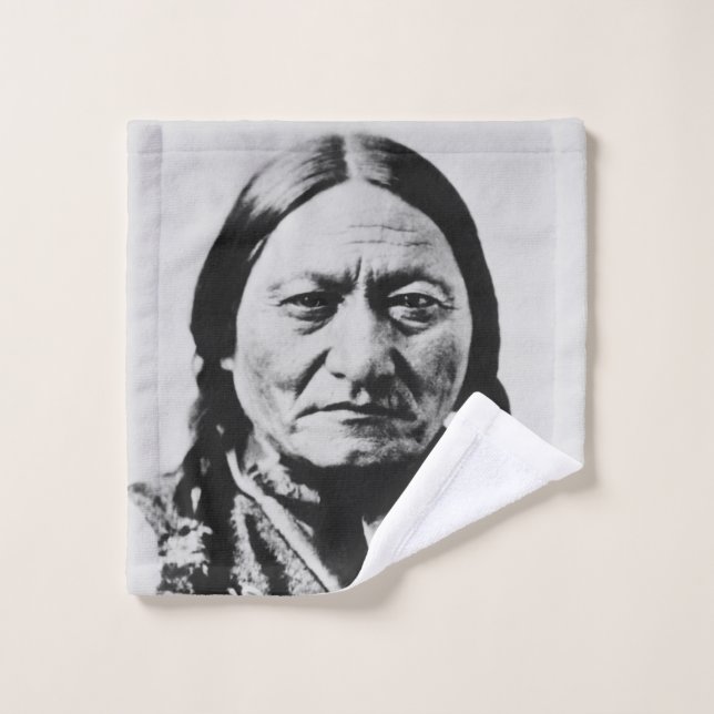Native American: Lakota Sitting Bull Fort Buford Wash Cloth (Wash Cloth)