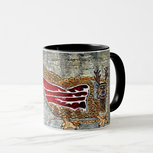 Native American Legend Piasa Bird Mug (Front Right)