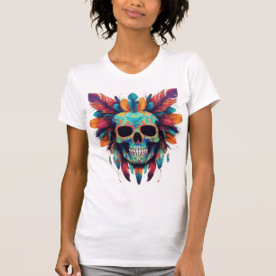 Native American Linework Tattoo T-Shirt