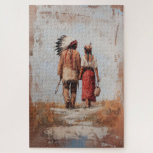 Native American Love Jigsaw Puzzle