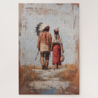 Native American Love Jigsaw Puzzle