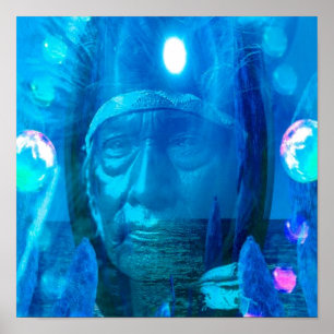 Native American Magician Poster