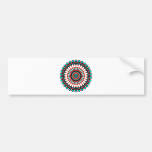 Native American Mandala Bumper Sticker
