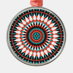 Native American Mandala Metal Tree Decoration
