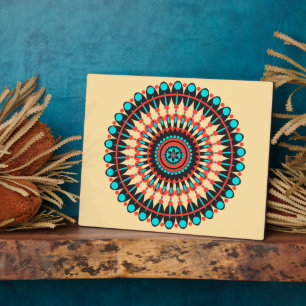 Native American Mandala Plaque