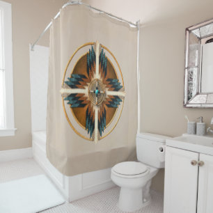 Native American Mandala Show Curtain
