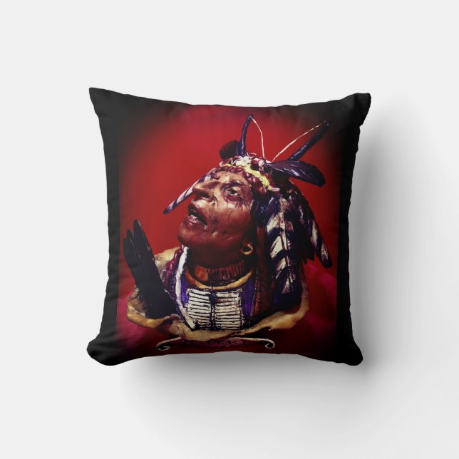 Native American "Medicine Man" Cushion (Front)