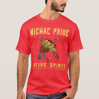 Native American Micmac pride spirit  T-Shirt