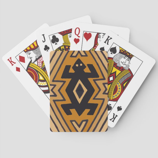 Native American Mimbres Bear Playing Cards (Back)