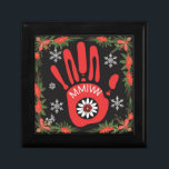 Native American MMIW Red and Black Jewellery Gift Box<br><div class="desc">Native American MMIW Red and Black Keepsake Gift Box: A Unique Holiday DIY Idea Are you looking for a special gift idea this holiday season that not only celebrates Native American culture but also honours Missing and Murdered Indigenous Women (MMIW)? Look no further than a Native American MMIW Red and...</div>
