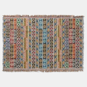 Native American Multi Coloured throw blanket
