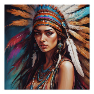 Native American no 5 Poster