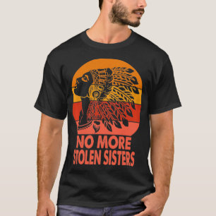 Native American No More Stolen Sisters MMIW Pullov T-Shirt