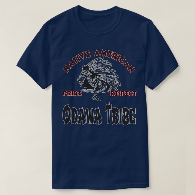 Native American Odawa Tribe  T-Shirt (Design Front)