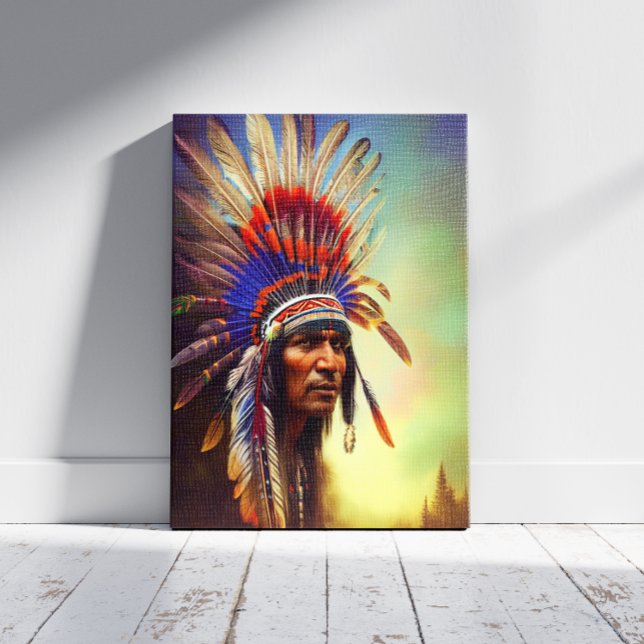 Native American Ojibwe Canvas Print (Creator Uploaded)