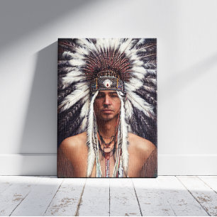 Native American Ojibwe Canvas Print