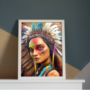 Native American Ojibwe  Poster