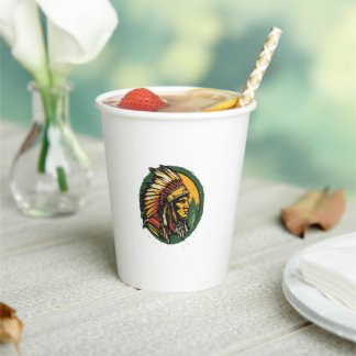 Native American Paper Cups