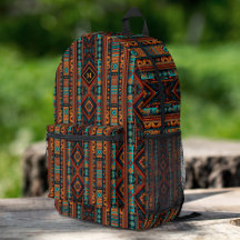 Native American Pattern Boho Culture Abstract Arts