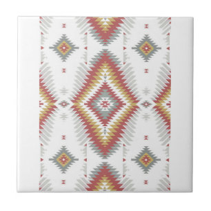 Native American Pattern Ceramic Tile