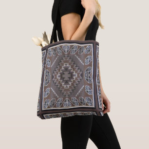 Native American Pattern Tote Bag