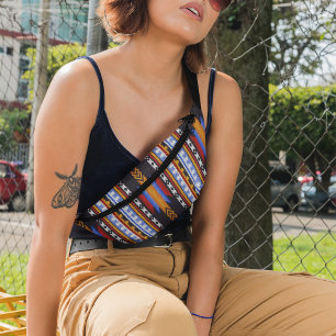 Native American Pattern Tribal Indian Bum Bags