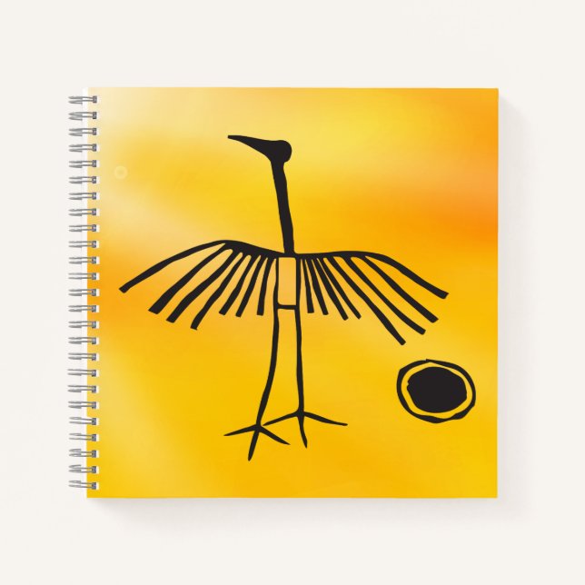 Native American Phoenix Thunderbird Notebook (Front)