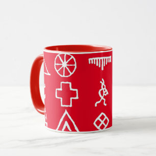 Native American Picture Symbols Mug