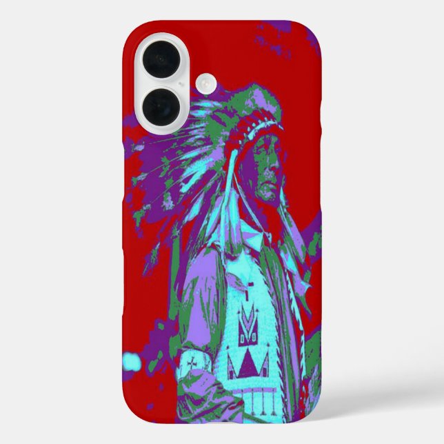 Native American Pop Art Case-Mate iPhone Case (Back)