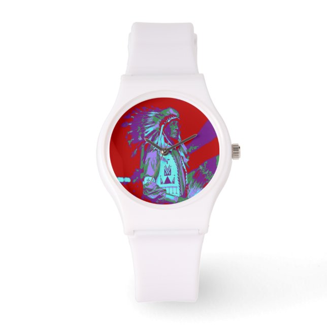 Native American Pop Art Watch (Front)