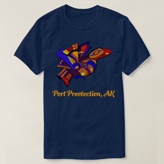 Native American Port Protection Ak  T-Shirt (Design Front)