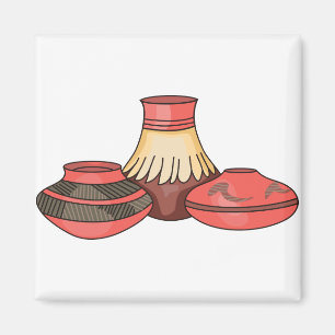 Native American Pottery Magnet