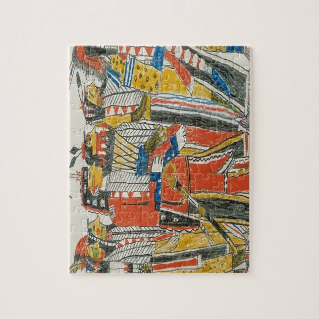 Native American Pow Wow Dancers Jigsaw Puzzle (Vertical)
