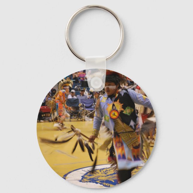 Native American PowWow Dance Key Ring (Front)