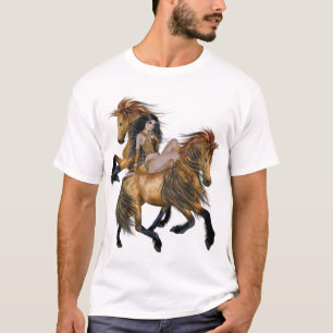 Native American Princess and Stallions Shirt