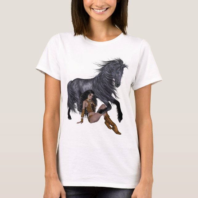 Native American Princess and Stallions Shirt (Front)