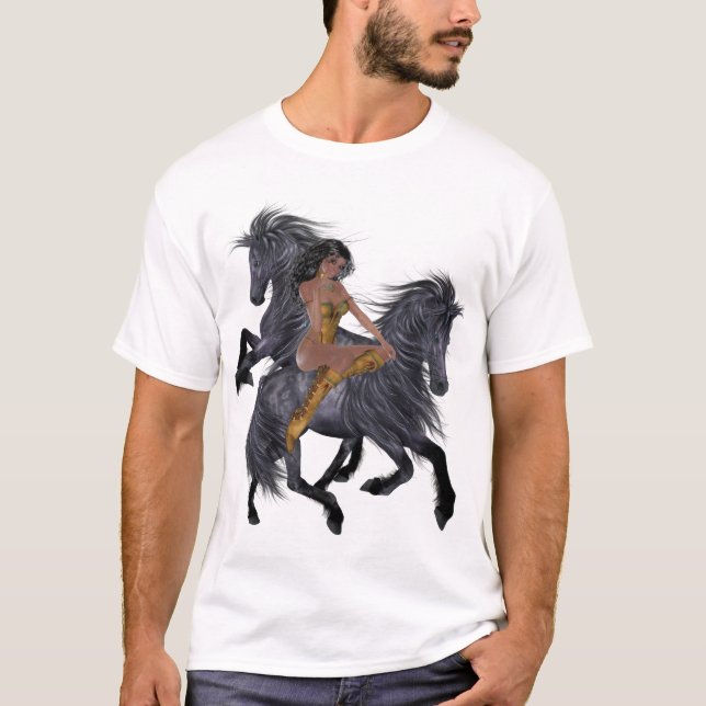Native American Princess and Stallions Shirt (Front)