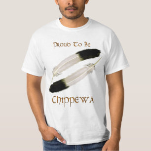 Native American 'PROUD TO BE CHIPPEWA" Series T-Shirt