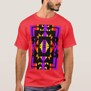 Native American Purple Black Fire Colour Blanket P T-Shirt